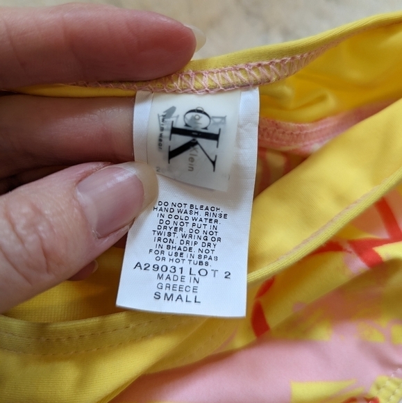 CALVIN Klein y2k era coconut girl swim bottoms small - Picture 3 of 5